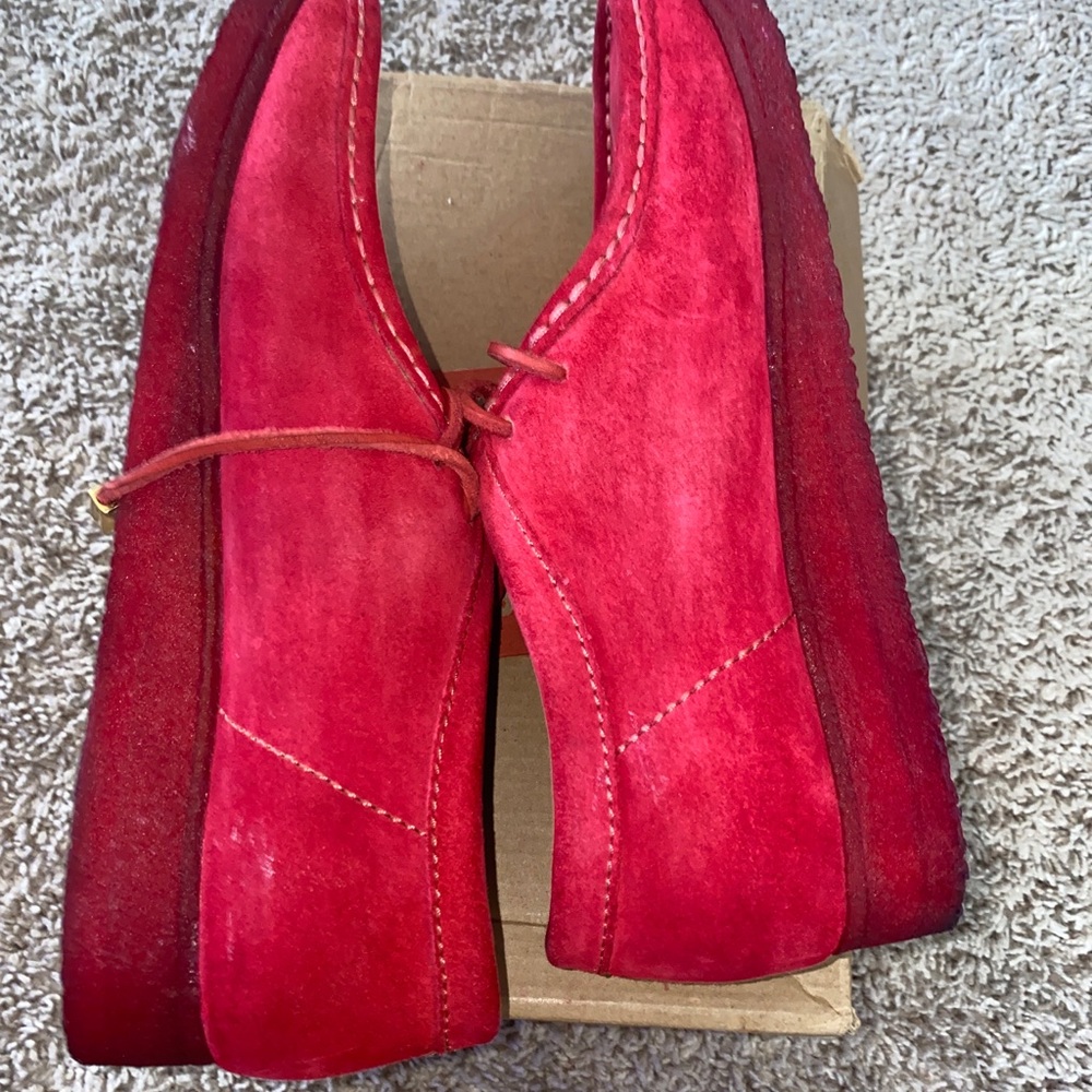 Wallabee Clark. Customized by Sycamore style.